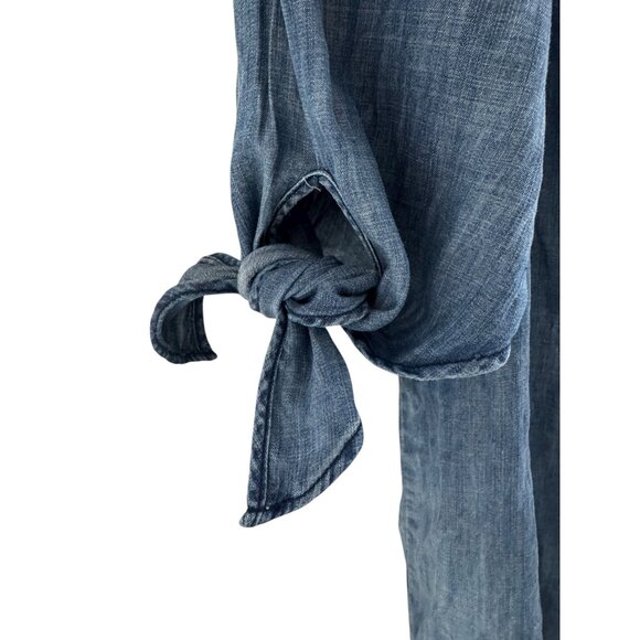 Standards & Practices Julie Off-The-Shoulder Chambray Dress Size 1X Plus NEW Nwt - Picture 5 of 13